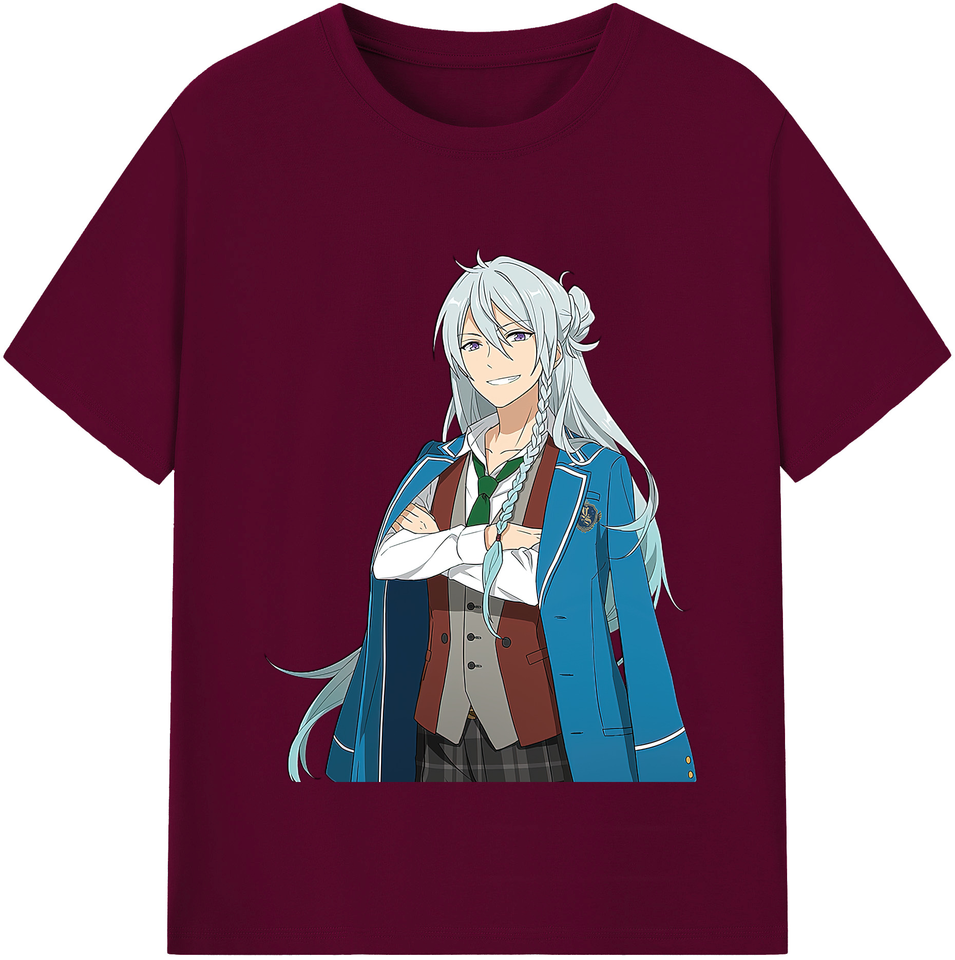 （画像用） あんさんぶるスターズ! Ensemble Stars レディースカジュアルプリントTシャツ（綿100％）